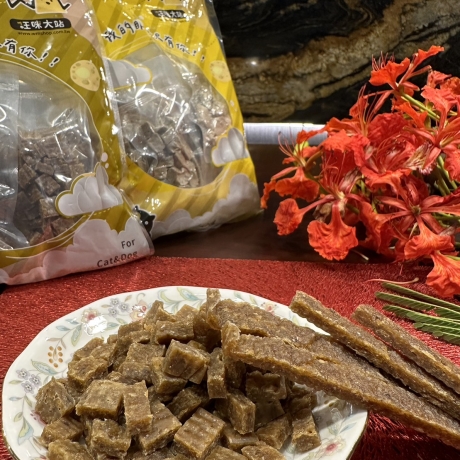 寵物肉乾--活力鮸魚肉乾 肉丁 限時 買一送一 (下單1寄2)